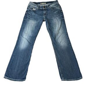 BKE‎ Buckle Kate Boot Cut Mid Rise Medium Wash Blue Jeans Size 31x31